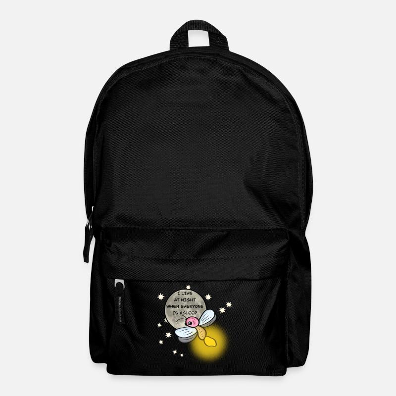 Kleines Glühwürmchen - Rucksack - Schwarz