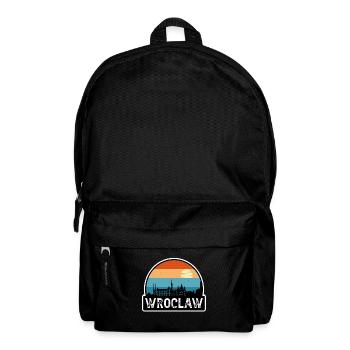 Breslau Polen Flagge Skyline Reisesouvenir - Rucksack - Schwarz - Vorne