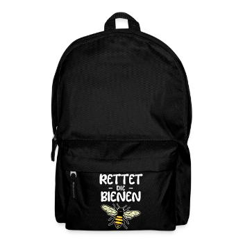 Artenschutz Statement Umwelt Biene Erde Natur - Rucksack - Schwarz - Vorne