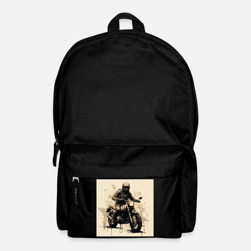 Roadrtip avec une moto vintage ! - Sac à dos - noir
