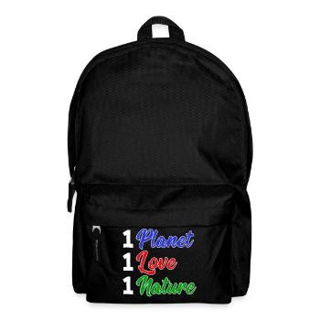 Mutter Erde Planet Natur Statement Naturschutz - Rucksack - Schwarz - Vorne