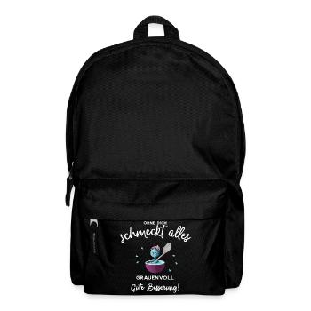 Gute Besserung ! Ohne dich schmeckts grauenvoll - Rucksack - Schwarz - Vorne