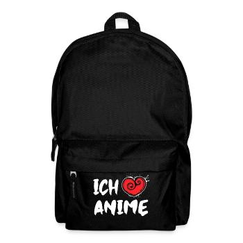 Herz Manga Ich Liebe Anime Statement Japan Comic - Rucksack - Schwarz - Vorne
