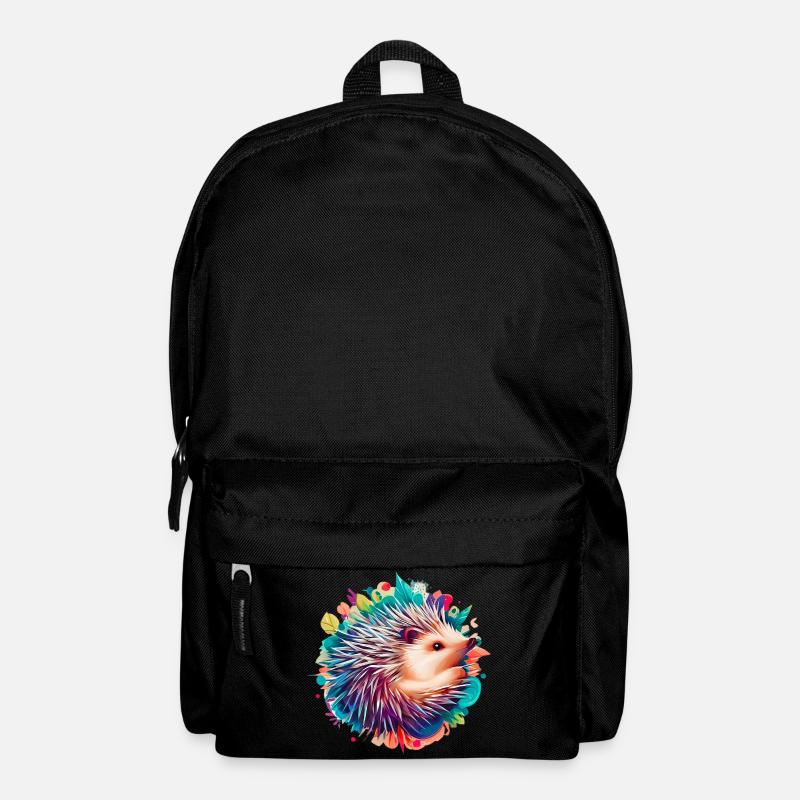 Igel - Rucksack - Schwarz