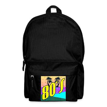 80s Party - 80s EIGHTIES RETRO STYLE - Backpack - black - Front