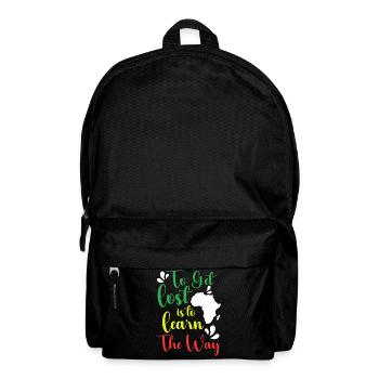 Safari Elefant Urlaub - Rucksack - Schwarz - Vorne