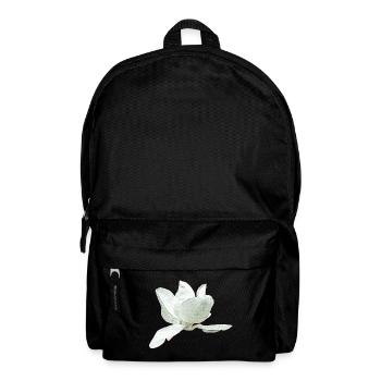 Ideen Muttertag, Magnolie seitlich - Rucksack - Schwarz - Vorne