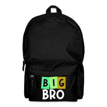Big Brother Brother Heart Bro Statement Siblings - Backpack - black - Front