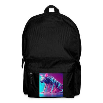Cyber Animals - Backpack - black - Front