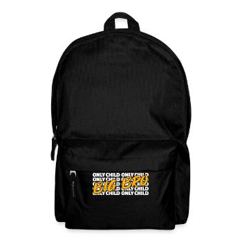 Geschwister Bro Einzelkind Statement Großer Bruder - Rucksack - Schwarz - Vorne