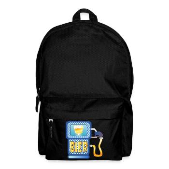 BAYERISCHE ZAPFSÄULE BIER - Bayern - Rucksack - Schwarz - Vorne