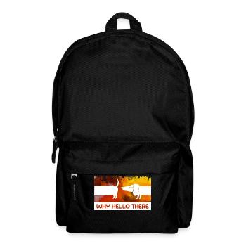 Animals Statement Pets Cuddly Toy Dog - Backpack - black - Front