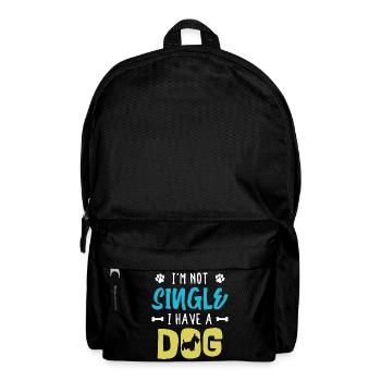 Déclaration de chien Animal préféré Animaux de compagnie Animaux - Sac à dos - noir - Devant