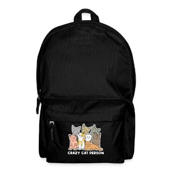 Déclaration de chat Animal en peluche Animal de compagnie Pet - Sac à dos - noir - Devant