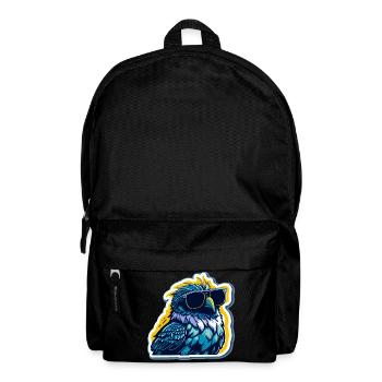 Un oiseau si cool - Sac à dos - noir - Devant