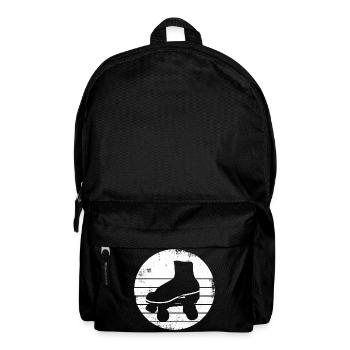 Roller Skates Drawing - Backpack - black - Front