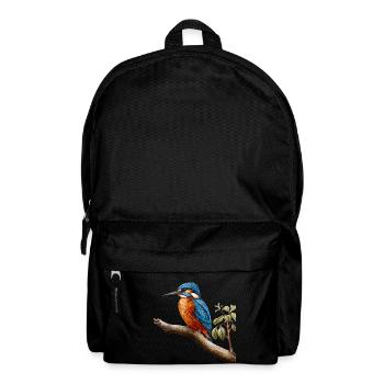 Kingfisher et Kingfisher design pour les amoureux des oiseaux - Sac à dos - noir - Devant