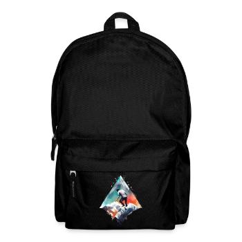 Adventurers on the Geometric Mountain Range - Backpack - black - Front