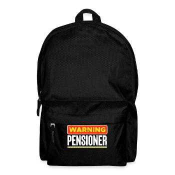 Déclaration de retraite des retraités Retraite Senior - Sac à dos - noir - Devant