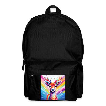 Pride Reindeer - Rucksack - Schwarz - Vorne