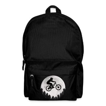 Mountainbike Mond Mountainbiker Moon - Rucksack - Schwarz - Vorne
