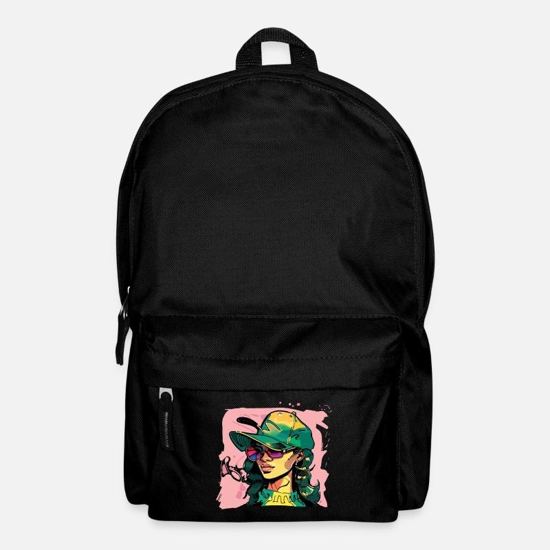 Fille de style urbain - Sac à dos - noir