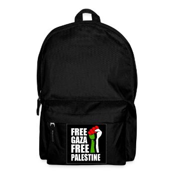 Free gaza Free palestine - Sac à dos - noir - Devant