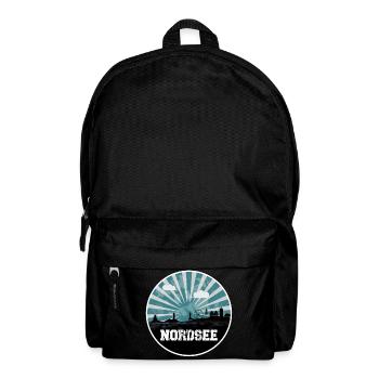 North Sea Blue Hour Skyline - Backpack - black - Front