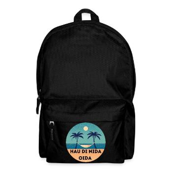 Hau di nida Oida. - Rucksack - Schwarz - Vorne
