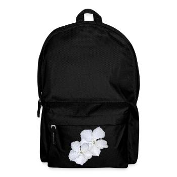oliander blumen, geschenkidee frau, pflanzen shirt - Rucksack - Schwarz - Vorne