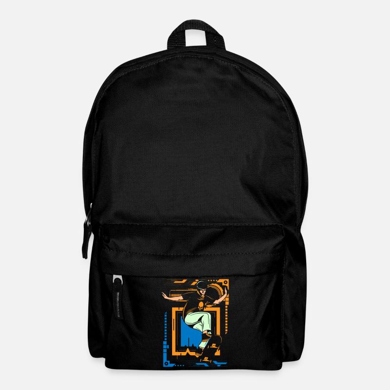 Cyborg Retro Japan Scifi - Backpack - black
