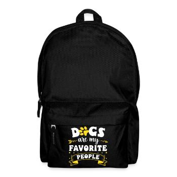 Dog Animal Love Dog School Animal Lover - Backpack - black - Front