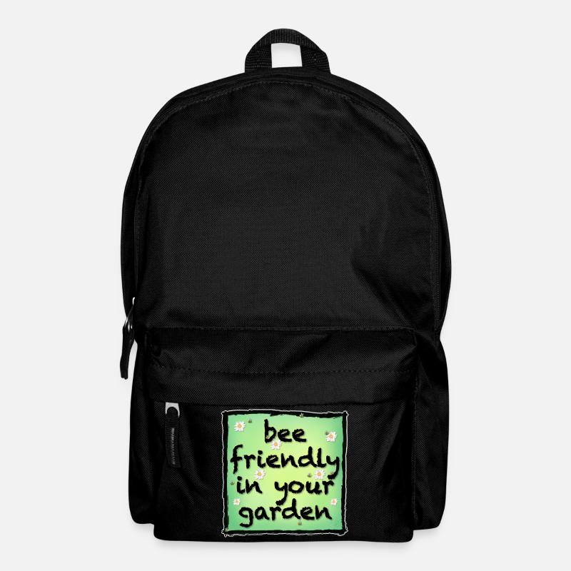 Bee friendly in your garden - Backpack - black