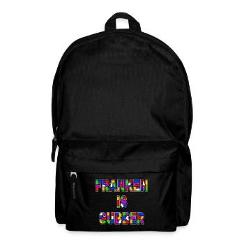 Franken is Subber - Franken ist Super - Dialekt - Rucksack - Schwarz - Vorne