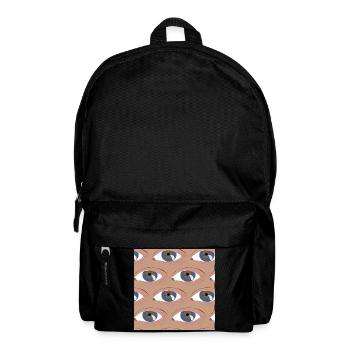 Eyes lined up - Backpack - black - Front