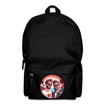 LGBT Gay Valentinstag Idee für Schwule - Rucksack - Schwarz - Vorne