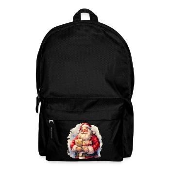 Aquarell mit Geschenken - Rucksack - Schwarz - Vorne