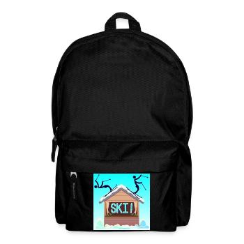 SKIANFÄNGER SKIFAHREN WINTERURLAUB - Rucksack - Schwarz - Vorne