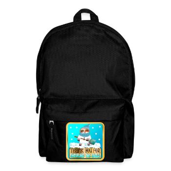 SHOVELING THE SNOW - THANK YOU SLOTH - Backpack - black - Front