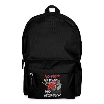 Combattant Aikido Guerrier Katana - Sac à dos - noir - Devant