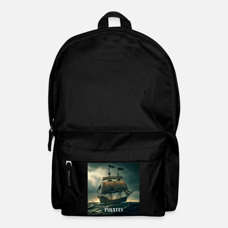Bateau pirate - Sac à dos - noir