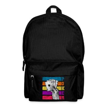 Player Poker Face Full House - Backpack - black - Front
