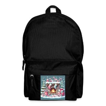 Weihnachts Design 5 - Rucksack - Schwarz - Vorne