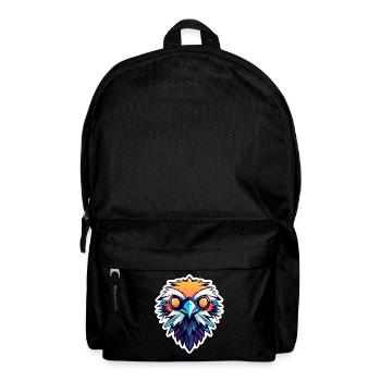 Eagle Bird Drawing - Backpack - black - Front