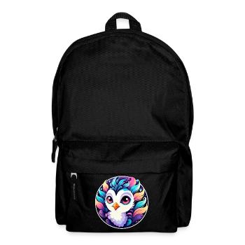 Peacock Bird Drawing - Backpack - black - Front