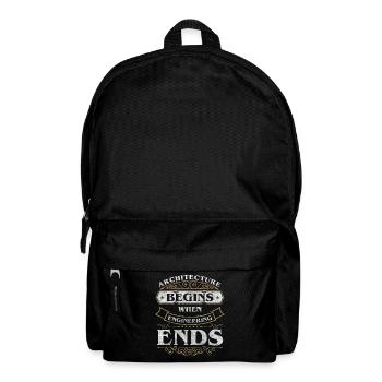 Engineer, Design, Architect's Office - Backpack - black - Front