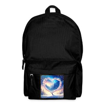Winter Heart 2 - Backpack - black - Front