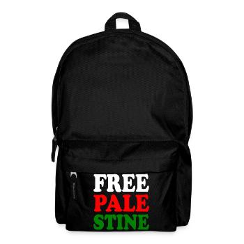 Free palestine - Sac à dos - noir - Devant