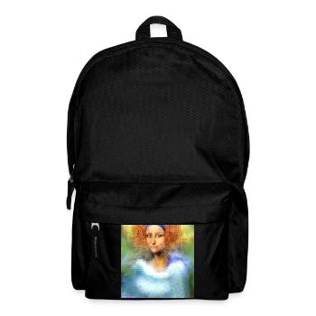 Kreative Powerfrau Digital-Art - Rucksack - Schwarz - Vorne
