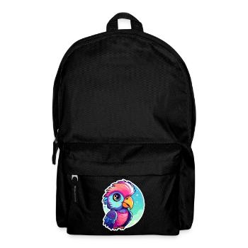 Papagei Vogel Illustration - Rucksack - Schwarz - Vorne
